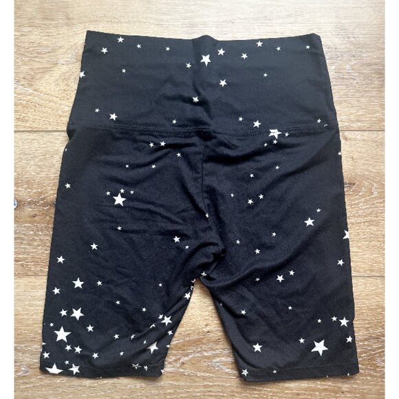 Girl's Star Black/White Spandex Shorts by Sweet - Picture 3 of 4